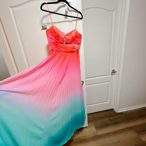 AMUR Emmett Pleated Gown Size 10 - Picture 10 of 10